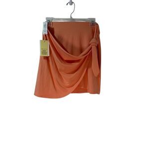 Wilfred Saturn sun faded coral wrap skirt side tie size Medium NWT. #28-1794
